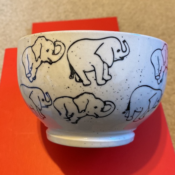 ☀️ 2pc Elephant Bowl & Big Mug Microwave Dishwasher Safe Set - Picture 2 of 14